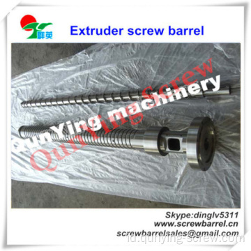 Desain khusus Extruder Machine barel Screw